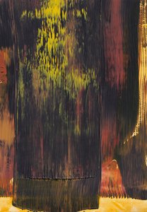 Levendige abstracte penseelstreken