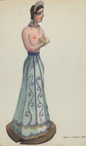 Santa Een van Acht Maagden Zijaanzicht, ca. 1937