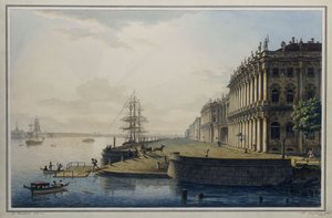 Uitzicht op het Keizerlijk Winterpaleis, 1818