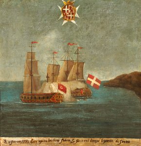 Zeeslag, 1582, Gozo door Maltese School