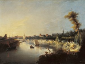 Uitzicht op de rivier Guadalquivir