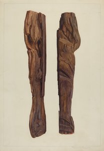 Three Notch Survey Mark, ca. 1938 door Manuel G. Runyan