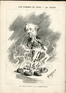 Illustratie van Manuel Luque (1854-1919) voor de Omslag van La Caricature (1880)