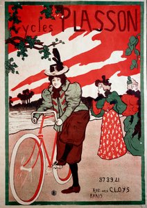 Belle Epoque: reclameposter voor fietsen Plasson