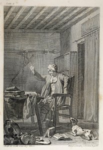 Het personage en de zoektocht van de beroemde ridder Don Quichot (Quijote) door Manuel Salvador Carmona