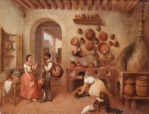 In de keuken van de haciënda door Manuel Serrano
