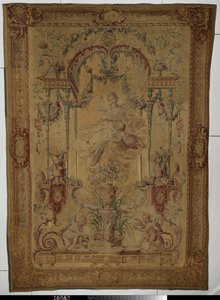 Wandtapijt met Venus, symboliseert de lente