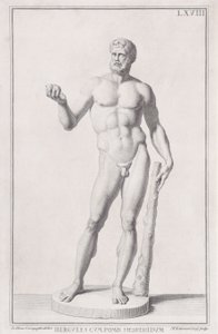 Standbeeld van Hercules door Marc