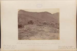 Rode poort. Gesneden in de vorm van een gletsjer die uitkijkt op het Corcovado-gebergte. door Marc Ferrez