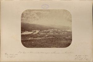 Una aan het eindpunt van de São Francisco spoorweg in Pernambuco door Marc Ferrez