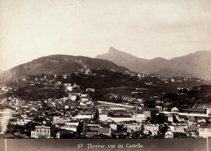 Uitzicht op Santa Teresa in Brazilië, ca. 1880-90 door Marc Ferrez