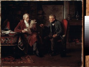 Op het kantoor van de advocaat door Marc Louis Benjamin Vautier