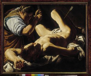 San Sebastian geneest door Irene door Marcantonio Bassetti