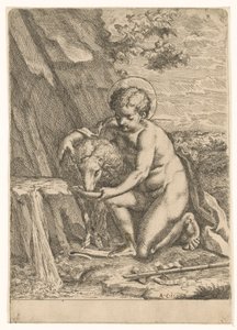 Johannes de Doper als kind