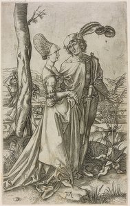 De wandeling door Marcantonio Raimondi