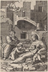 De Heilige Familie met de Jonge Johannes de Doper