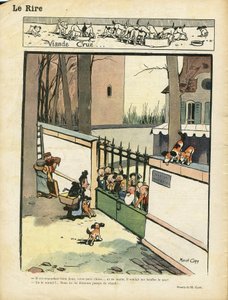 Illustratie van Marcel Capy (1865-1941) in Le Rire door Marcel Amable O.L. Capy