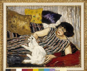 Suzanne Valadon en haar kat