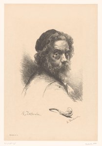 Zelfportret door Marcellin Gilbert Desboutin