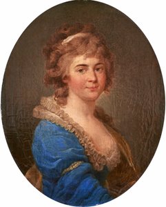 Portret van Helena Radziwiłł née Przeździecka door Marcello Bacciarelli