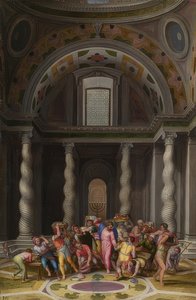 Jezus verdrijft de wisselaars uit de tempel