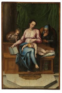 De Heilige Familie door Marcello Venusti