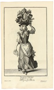 De vrolijke melkmeid, 1733