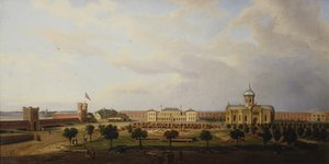 Binnenaanzicht van de Ivangorod-vesting, 1846 door Marcin Zaleski