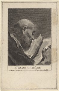 Sanctus Matteaus door Marco Alvise Pitteri after Giovanni Battista Piazzetta