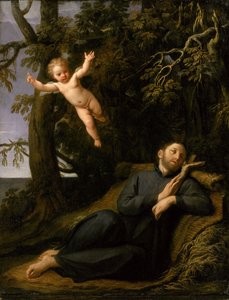 St. Franciscus van Sales (1567-1622) in de woestijn, ca. 1700-10