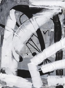 Zonder titel, 2023 (acryl op doek) door Marco Campedelli