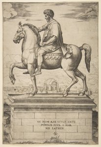 Ruiterstandbeeld van Marcus Aurelius, 1515-27 door Marco Dente