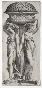 De Cassollette: Vrouwen die een urn ondersteunen