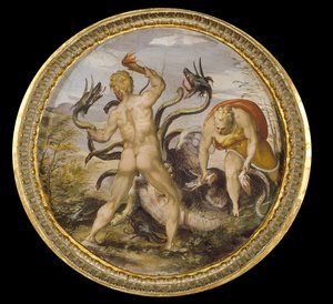 Hercules en de hydra van Lerna
