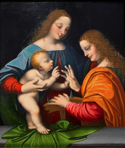 Het mystieke huwelijk van de heilige Catharina door Marco d