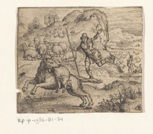 Fabel van de jongen die wolf riep door Marcus Gheeraerts (I)