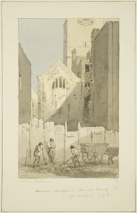 Ontdekking van het oostelijke raam van All Saints