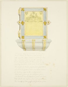 Muurtablet van wethouder R. Kitchin