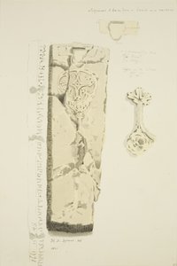 Graf gevonden in de muur van de crypte van St Nicholas door Marcus H. Homes