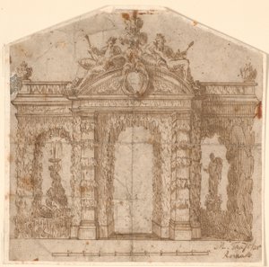 Architectonische tuindecoratie met fontein door Marcus Tuscher