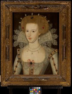 Anna van Denemarken, Koningin van James I & VI (1574-1619) door Marcus the Younger (circle of) Gheeraerts
