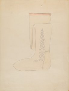 Kousen, ca. 1936 door Margaret Concha