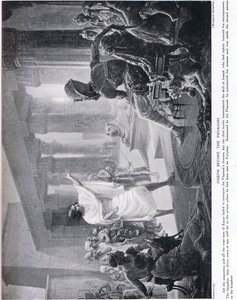 Jozef voor de farao, ca. 1920 (litho) door Margaret Dovaston