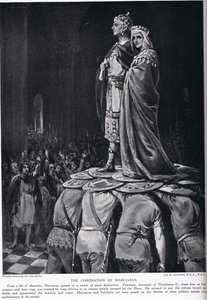De kroning van Marcianus door Margaret Dovaston
