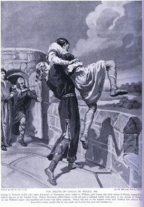 De dood van Conan van Rouen AD1090 door Margaret Dovaston