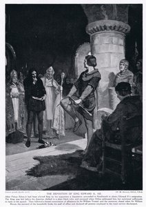 De afzetting van koning Edwrad II AD1327 door Margaret Dovaston