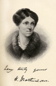 Harriet Martineau (1802-1876) illustratie uit 