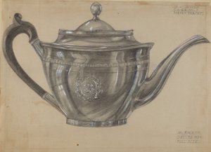 Zilveren Theepot door Margaret Knapp