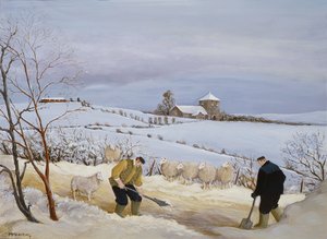 Sneeuw ruimen door Margaret Loxton
