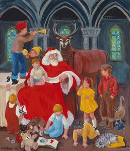 Kerstman op kerstavond